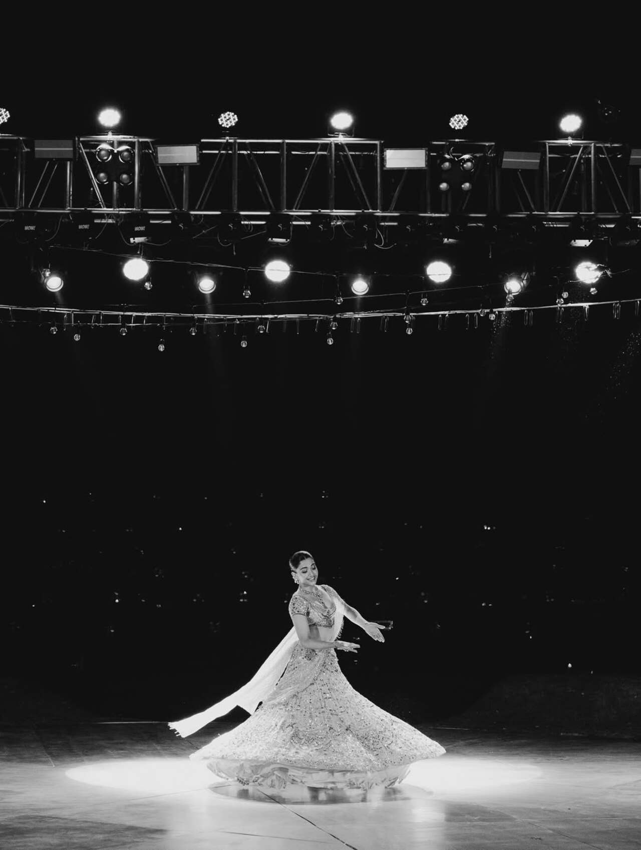 Rashmika also performed solo at the sangeeth as a surprise for her now husband Vijay Deverakonda